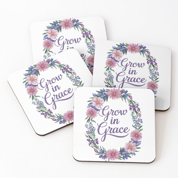 Item preview, Grow in Grace | Christian Motivation | 2 Peter 3:18 Scripture Art | Faith and Growth Design designed and sold by NoviaRobert.
