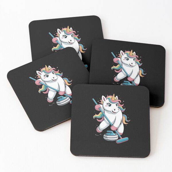 Item preview, Funny Unicorn Curling Player designed and sold by marcusry.