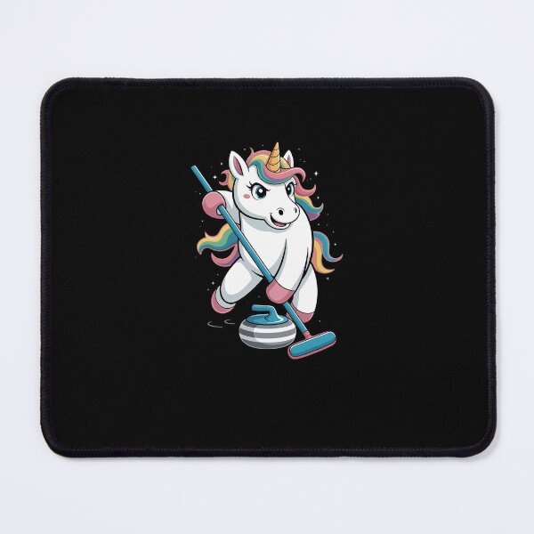 Item preview, Funny Unicorn Curling Player designed and sold by marcusry.