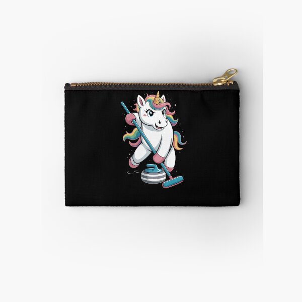 Item preview, Funny Unicorn Curling Player designed and sold by marcusry.