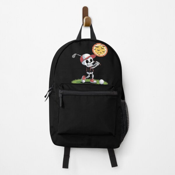 Item preview, Halloween Bogeyman Golf Resort Pumpkin Skeleton Golfer designed and sold by MicanCuteStore.