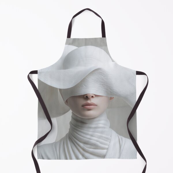 Item preview, Model in white with headpiece designed and sold by anytka.