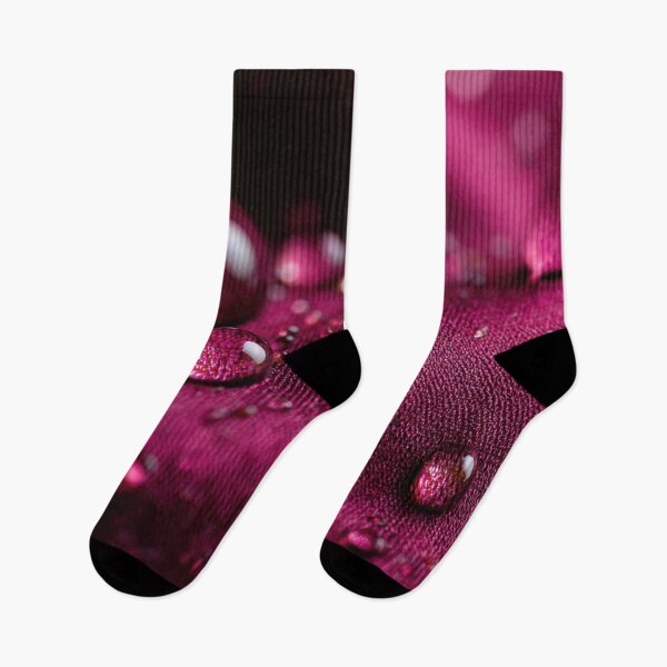 Item preview, Water droplets on deep red fabric designed and sold by anytka.