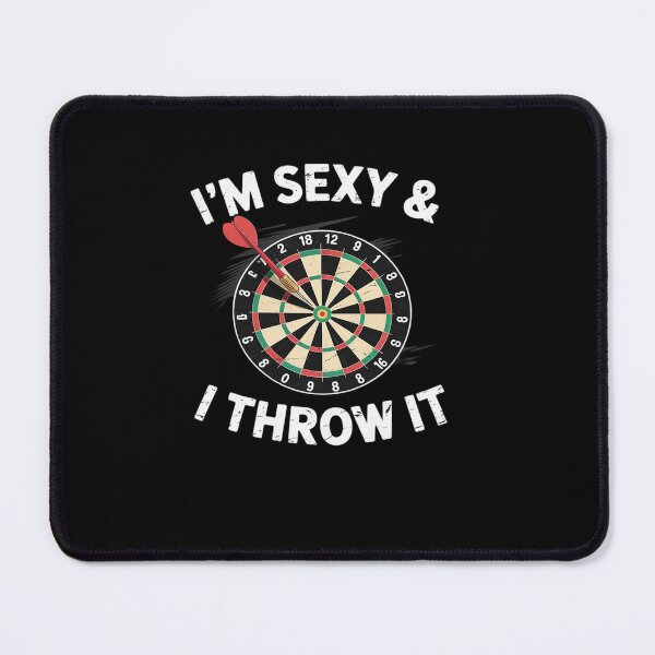Item preview, Funny I'M SEXY & I THROW IT Dart Shooting Throwing designed and sold by khorbiasieno.