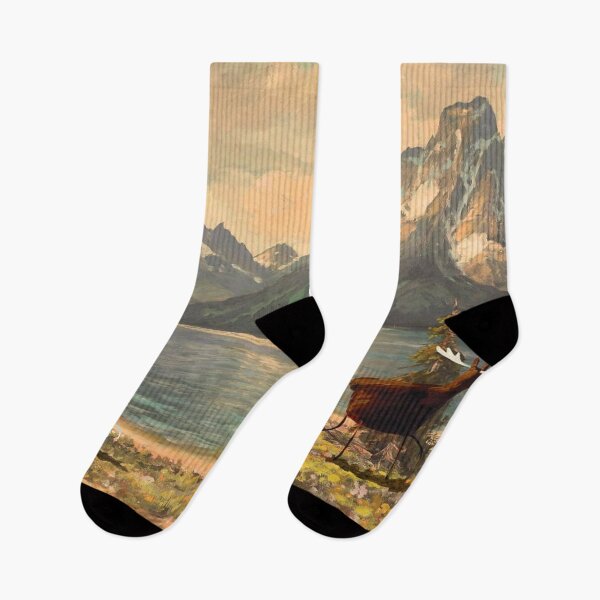 Item preview, Mountain Lake Moose Encounter designed and sold by Oniyasha.