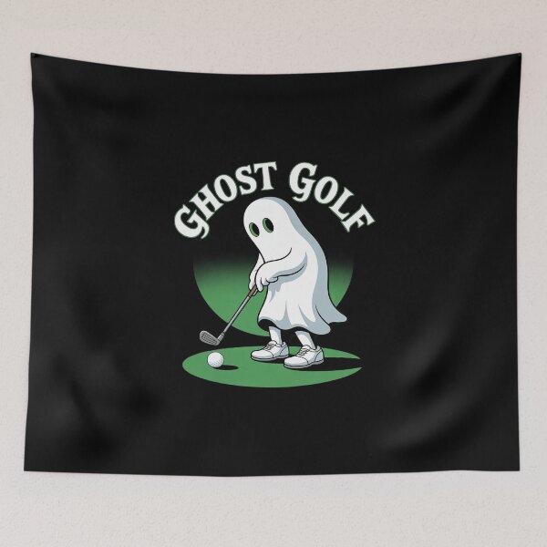 Item preview, Halloween Ghost Playing Golf Party Costume  designed and sold by MicanCuteStore.