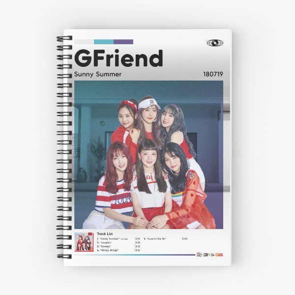 Item preview, GFriend - Sunny Summer (Black and White) designed and sold by RhodesToKpop.