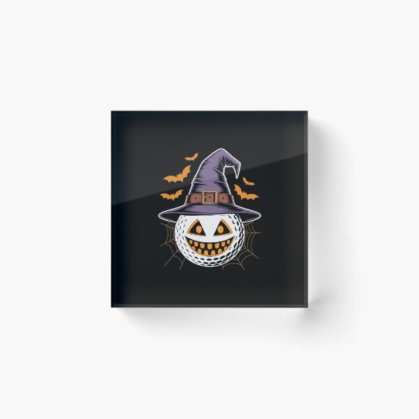 Item preview, Halloween Golf Ball Witch Hat Pumpkin Spooky Bat Web Lover  designed and sold by MicanCuteStore.