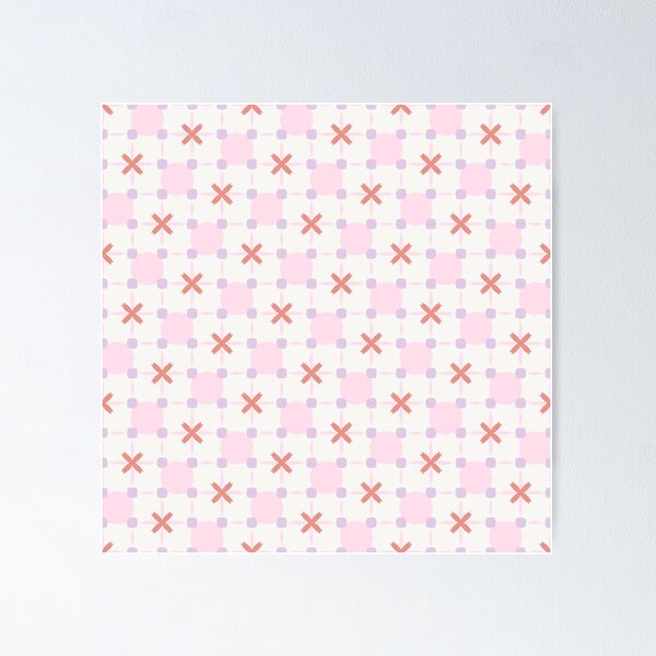 Item preview, Seamless pastel geometric pattern with stars and dots designed and sold by juthamas8426.
