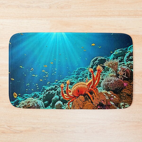 Item preview, Dramatic Underwater Sunburst Art designed and sold by Health And Fitness Posts e-Store.