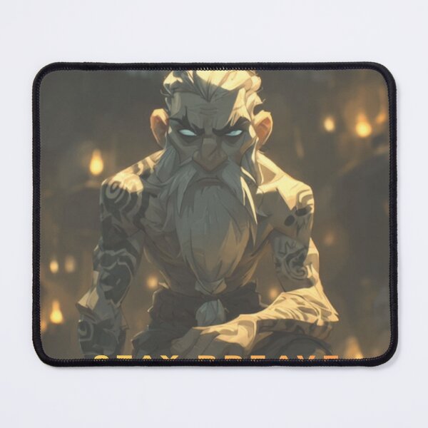 Item preview, Brave Warrior King with Motivational Quote designed and sold by the wellness script.
