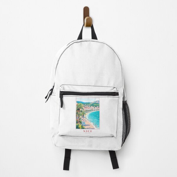 Item preview, Nice France Illustration – Promenade des Anglais, Old Town & Mediterranean Coastline designed and sold by MapMyMiles.