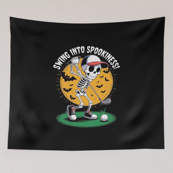 Item preview, Halloween Golf Skeleton Golfer Halloween Golfing  designed and sold by MicanCuteStore.