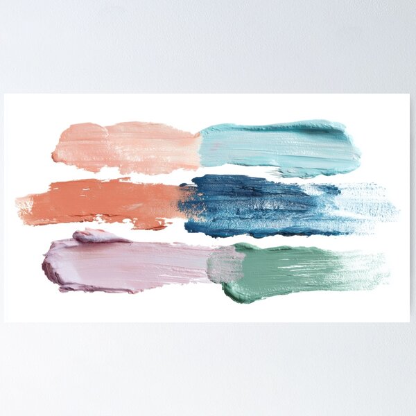 Item preview, Soft hues in brush strokes designed and sold by anytka.
