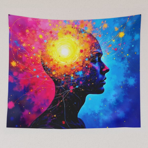 Item preview, Explosion of Creative Mind Art designed and sold by Health And Fitness Posts e-Store.