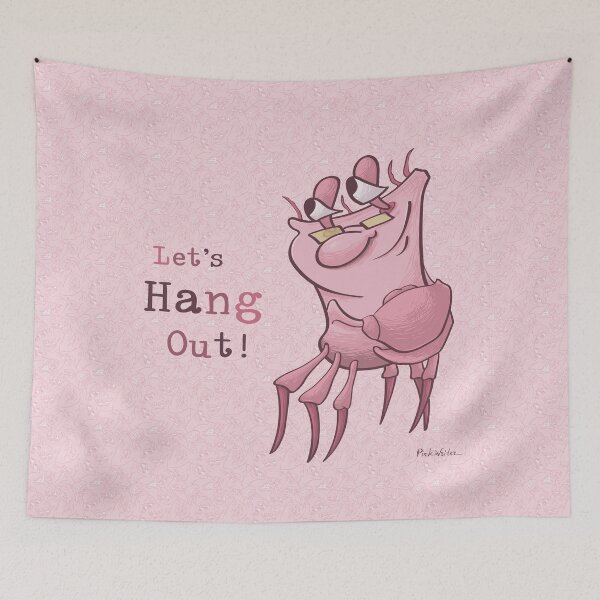 Item preview, Pink Writer Crab’s Friendly Hangout Smile designed and sold by Pink Writer.