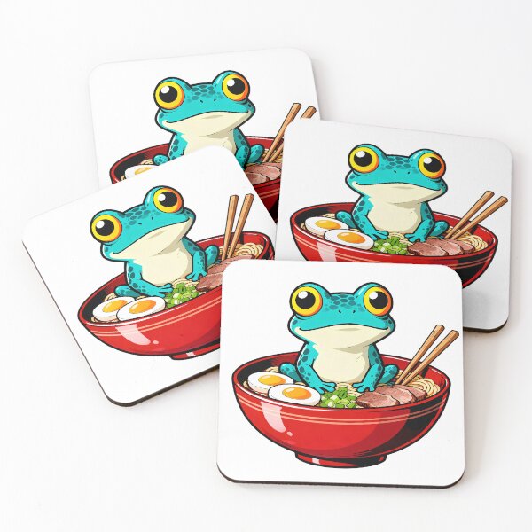 Item preview, Japanese Food - Frog Ramen Bowl designed and sold by Jaanussar.