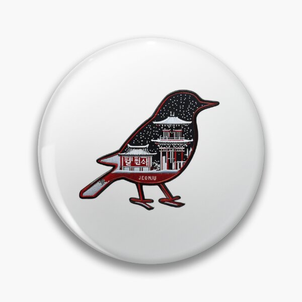 Item preview, Jeonju Snow Bird Patch designed and sold by Imaginarium of Chaos falcon88 .