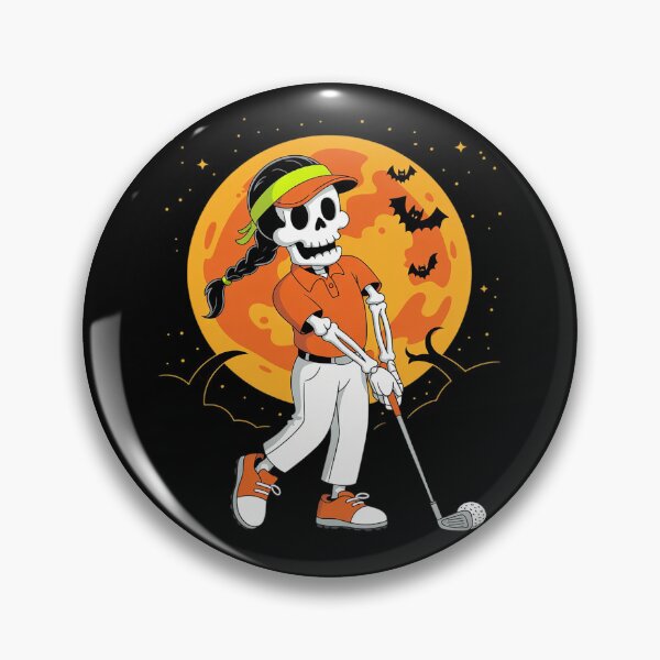 Item preview, Halloween Golf Skeleton Women Golf Halloween 1  designed and sold by MicanCuteStore.