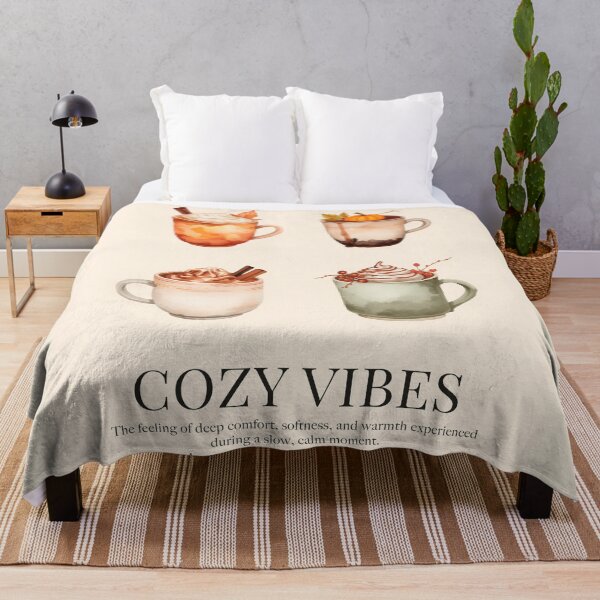 Item preview, Cozy Vibes Minimalist Fall Hot Drinks Watercolor Poster designed and sold by ElizabethCoelho.