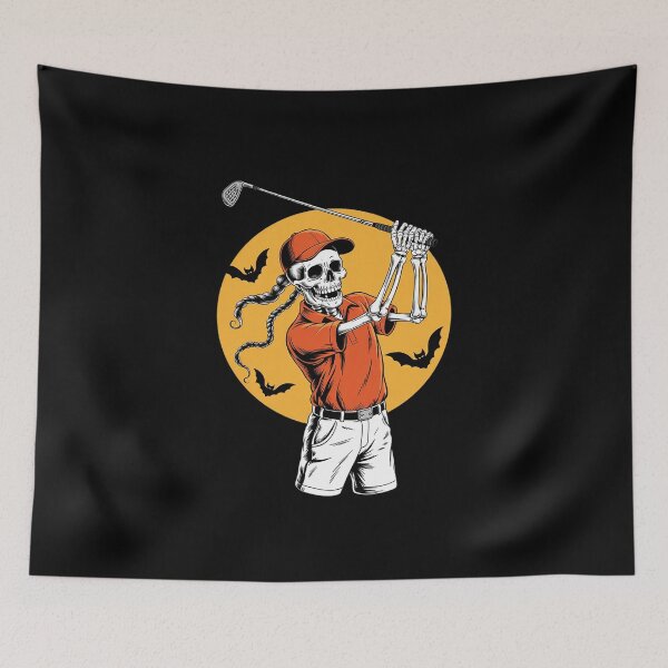 Item preview, Halloween Golf Skeleton Women Golf Halloween  designed and sold by MicanCuteStore.