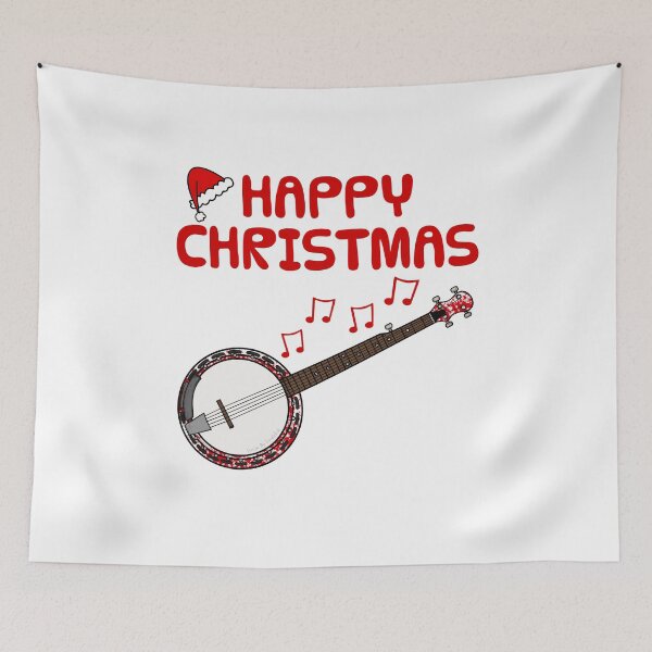 Item preview, Christmas Banjo Banjoist Folk Musician Music Teacher Xmas designed and sold by doodlerob.