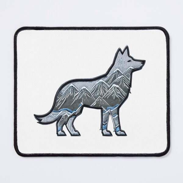Item preview, Gangwon Snow Wolf Patch designed and sold by Imaginarium of Chaos falcon88 .