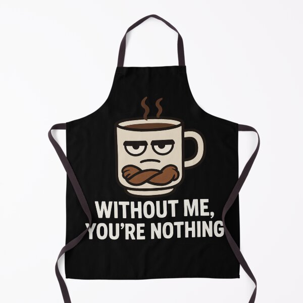Item preview, Funny Coffee Mug | Sarcastic Caffeine Humor – “Without Me, You’re Nothing” designed and sold by Moodzu.