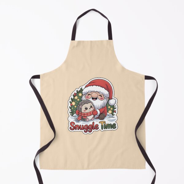 Item preview, Gnomes Christmas Snuggle Time – Cute Santa Gnome and Hedgehog Cozy Winter Sticker designed and sold by Nuist25.