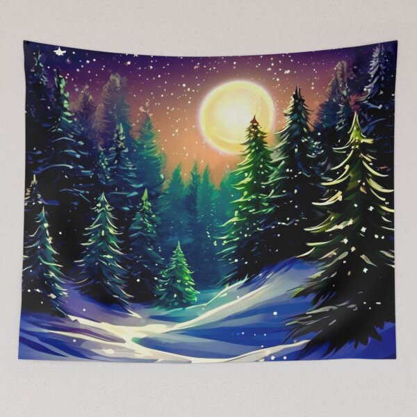 Item preview, Magical Coniferous Forest. designed and sold by Zofia Sosnecka.