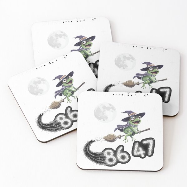 Item preview, Witchy Speed Cute Frog Flying Broomstick designed and sold by BANKACEM.STORE.