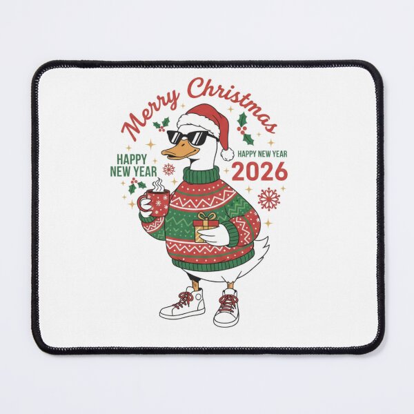 Item preview, Cool Duck Merry Christmas 2026 - Happy New Year Coffee Lover Retro Winter Vibe designed and sold by designwiss.