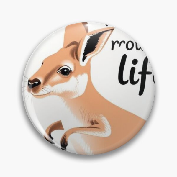 Item preview, kangaroo//Just hopping through life one jump at a time designed and sold by SSMC DREAM DESIGN.