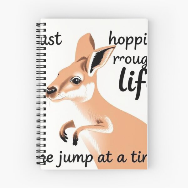 Item preview, kangaroo//Just hopping through life one jump at a time designed and sold by SSMC DREAM DESIGN.