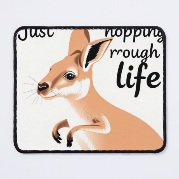 Item preview, kangaroo//Just hopping through life one jump at a time designed and sold by SSMC DREAM DESIGN.