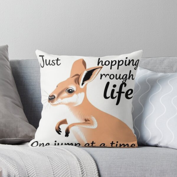 Item preview, kangaroo//Just hopping through life one jump at a time designed and sold by SSMC DREAM DESIGN.