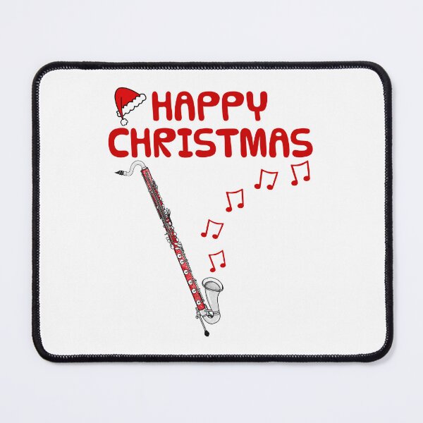 Item preview, Christmas Bass Clarinet Clarinetist Woodwind Musician Music Teacher designed and sold by doodlerob.