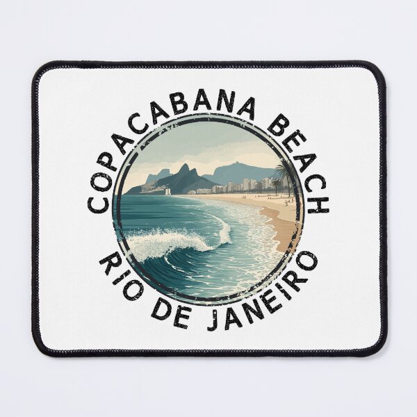 Item preview, Copacabana Beach - Rio de Janeiro (with Black Lettering) designed and sold by VelvetRoom.