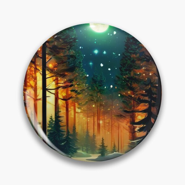 Item preview,  Magical Coniferous Forest. designed and sold by Zofia Sosnecka.