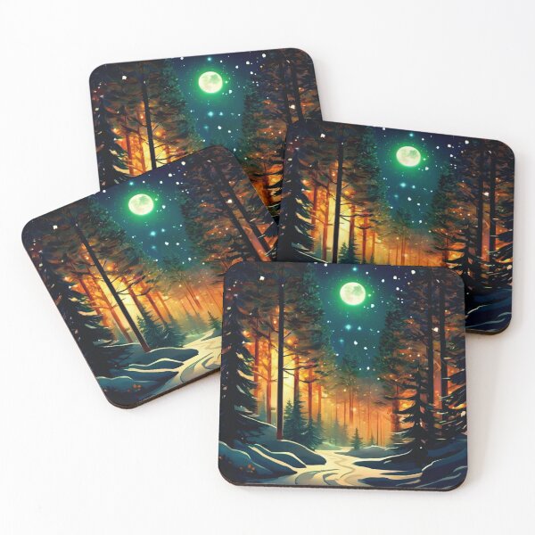 Item preview,  Magical Coniferous Forest. designed and sold by Zofia Sosnecka.