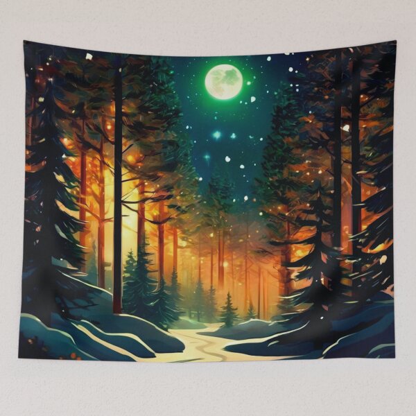 Item preview,  Magical Coniferous Forest. designed and sold by Zofia Sosnecka.