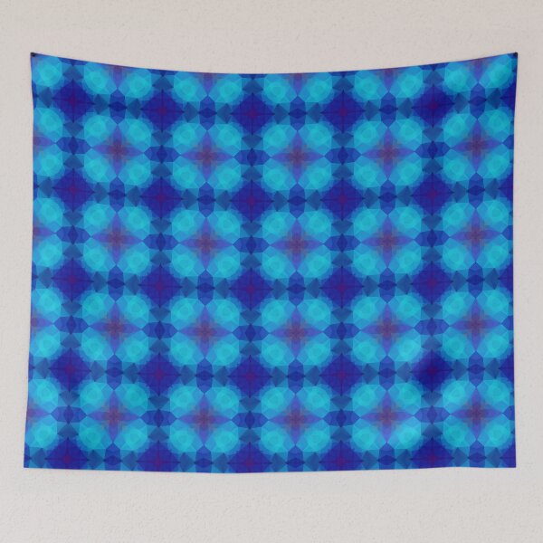 Item preview, polygon color magenta seamless colorful repeat pattern designed and sold by Abrahamjrnd.