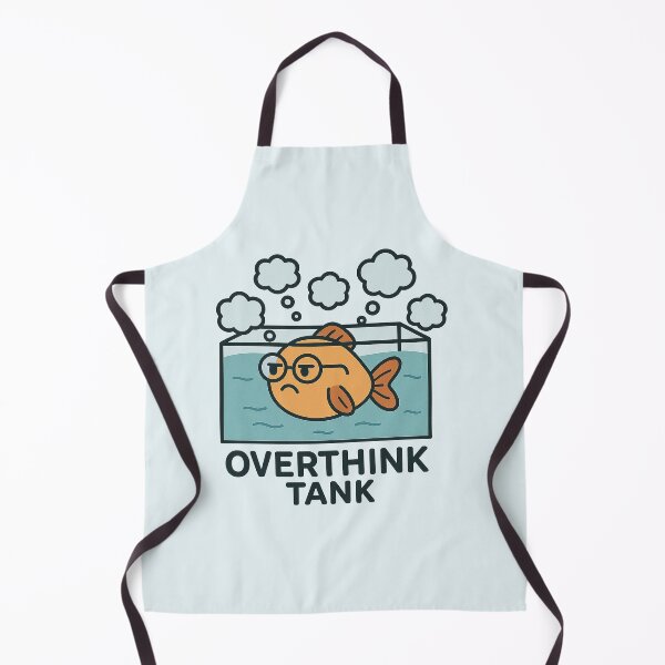 Item preview, OverthinkTank | Funny Fish Pun Design designed and sold by Bratak.