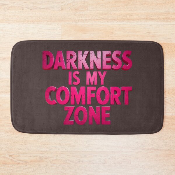 Item preview, Red Quote Darkness Is My Comfort Zone designed and sold by Art-Arcade6.
