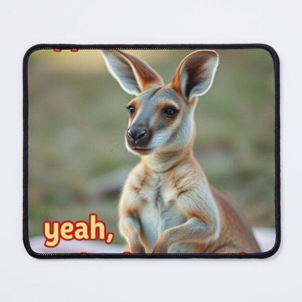 Item preview, kangaroo//Hopped out of bed like… yeah, I’m late again designed and sold by SSMC DREAM DESIGN.
