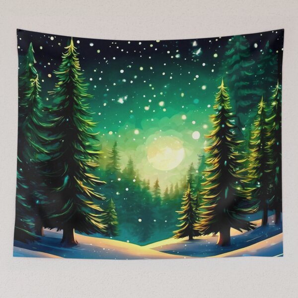 Item preview, Magical Coniferous Forest. designed and sold by Zofia Sosnecka.