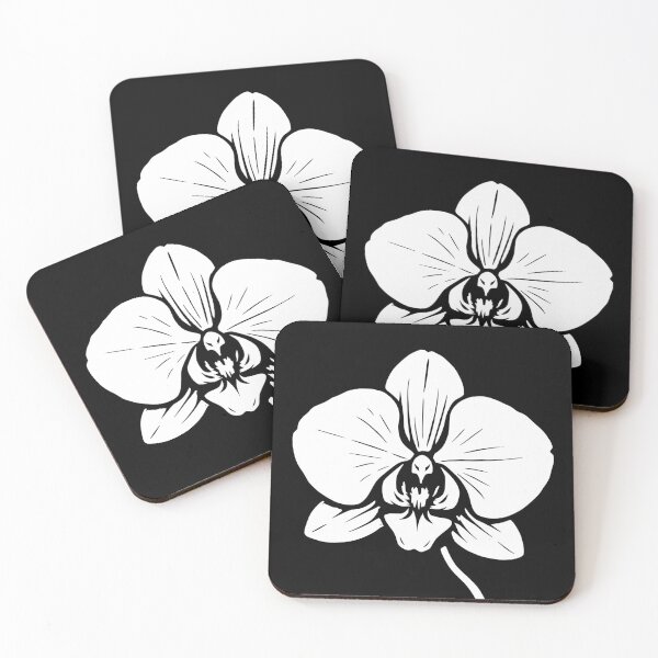 Item preview, Exquisite Elegant  Monochrome Orchid Bloom Shapes Mania designed and sold by Shapes-Mania.