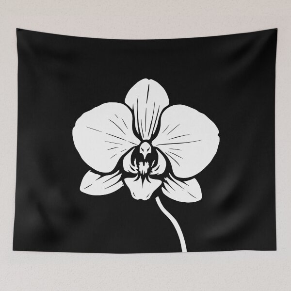 Item preview, Exquisite Elegant  Monochrome Orchid Bloom Shapes Mania designed and sold by Shapes-Mania.