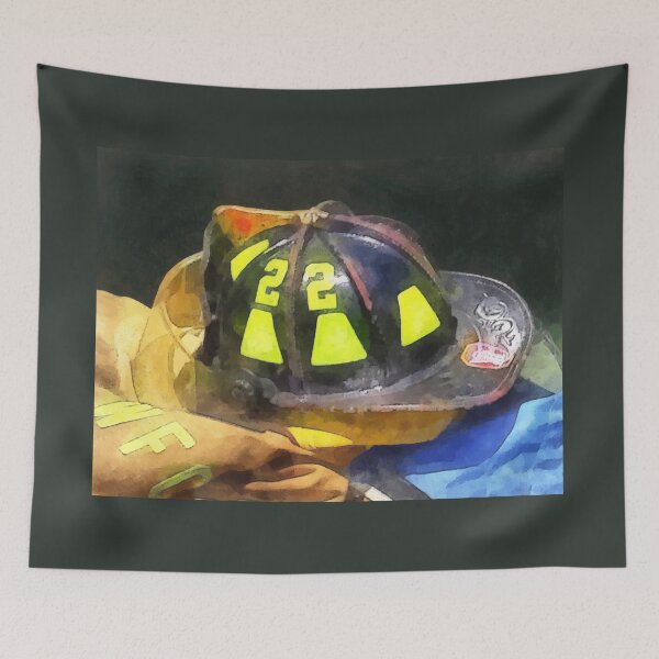 Item preview, Fireman's Helmet on Uniform designed and sold by Susan Savad.