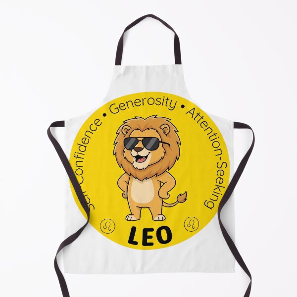 Item preview, Leo Zodiac Lion | Confident Fire Sign Mascot designed and sold by Pets & Memes & Stuff.